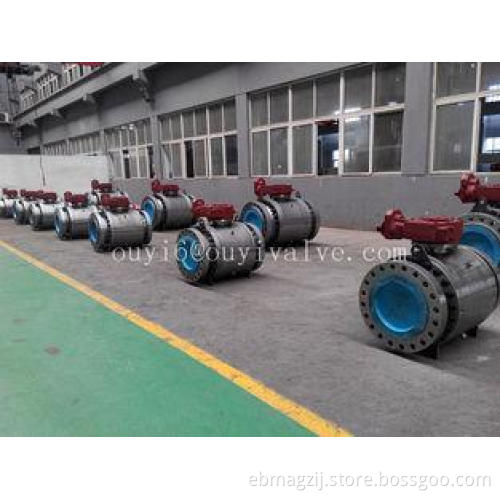 Flanged Connection Forged Steel Ball Valve 16'' 600LB for P